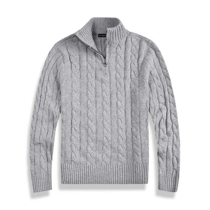 Scott | Men's Cable Knit Quarter-Zip Jumper