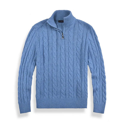 Scott | Men's Cable Knit Quarter-Zip Jumper