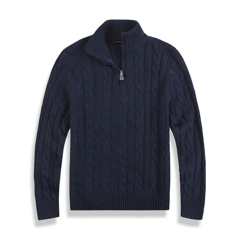Scott | Men's Cable Knit Quarter-Zip Jumper