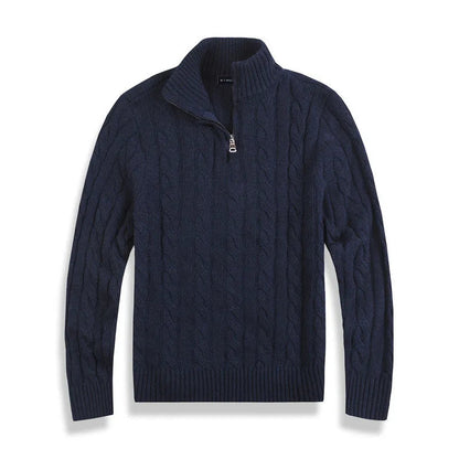 Scott | Men's Cable Knit Quarter-Zip Jumper