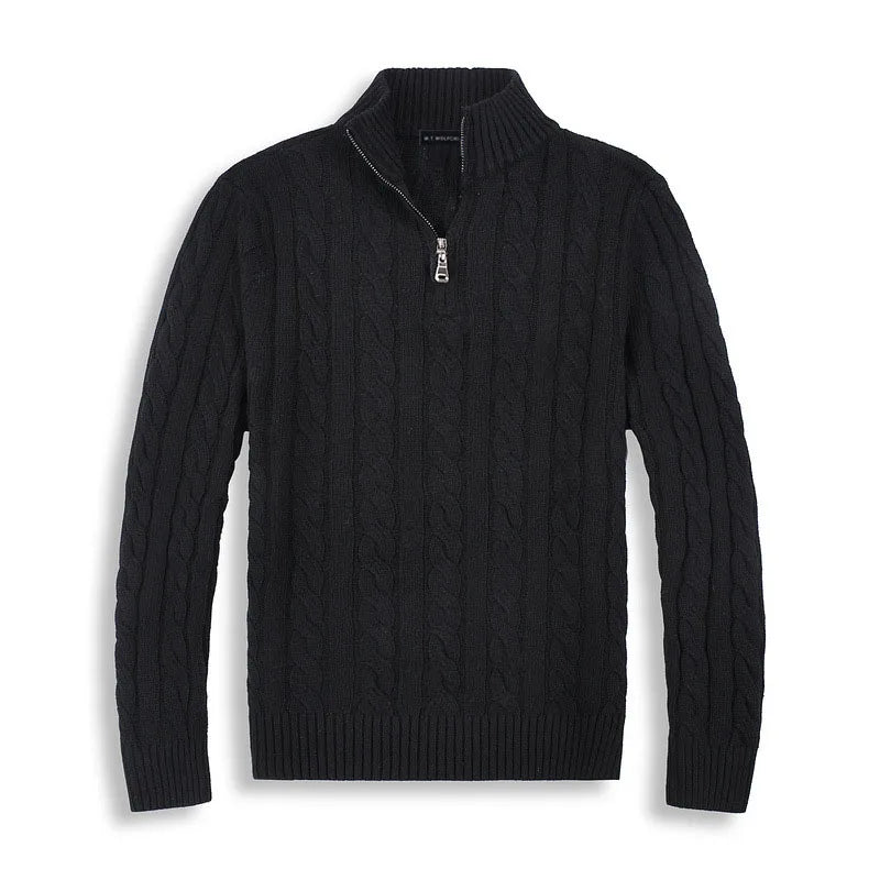 Scott | Men's Cable Knit Quarter-Zip Jumper
