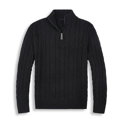 Scott | Men's Cable Knit Quarter-Zip Jumper