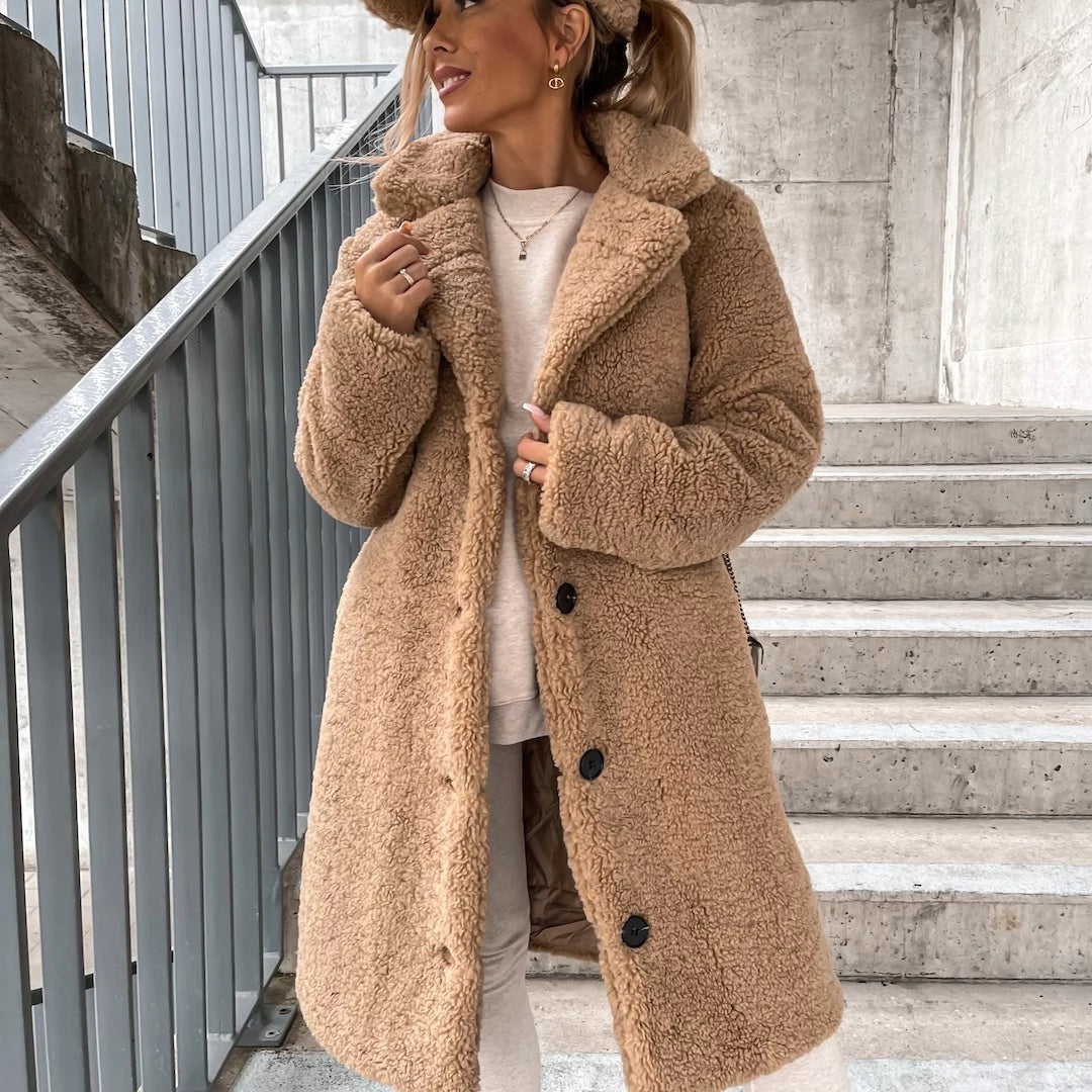 Sloane | Women's Oversized Teddy Coat
