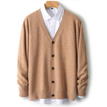 Steven | Men's V-Neck Button Front Knit Cardigan