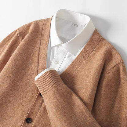 Steven | Men's V-Neck Button Front Knit Cardigan
