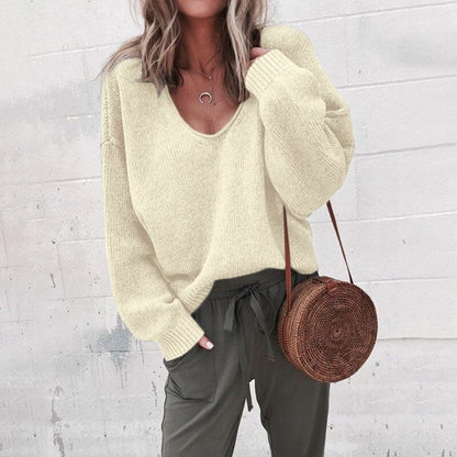 Winnie | Women's Oversized V-Neck Jumper