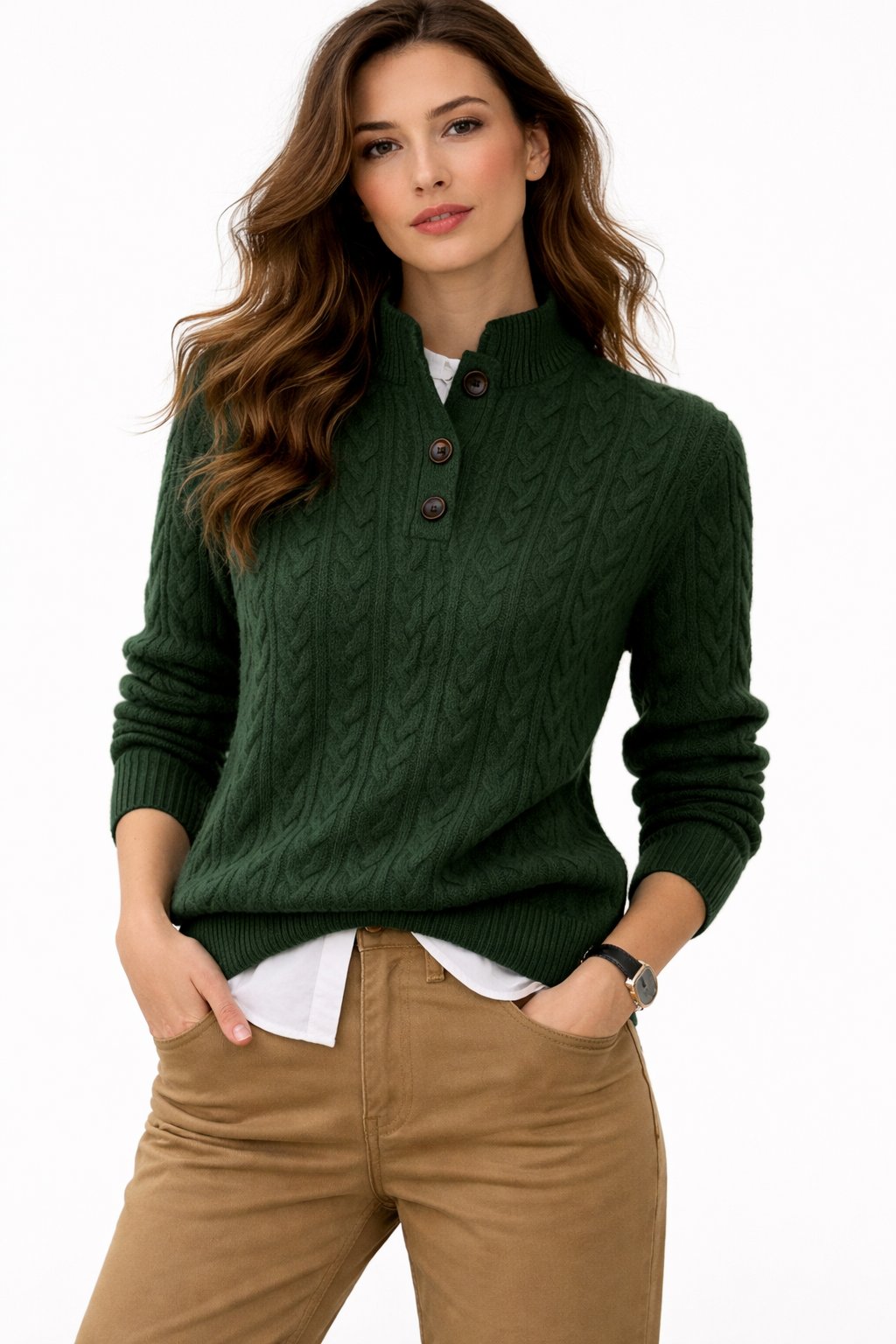 Madison | Women's Cable Knit Wool Blend Jumper