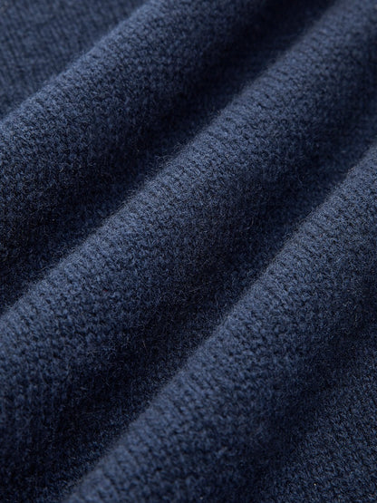 Mia | Women's Denim Collar Knit Polo Jumper