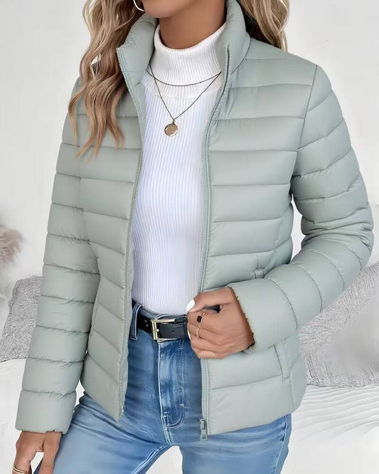 Grace | Women's Cropped Lightweight Quilted Puffer Jacket