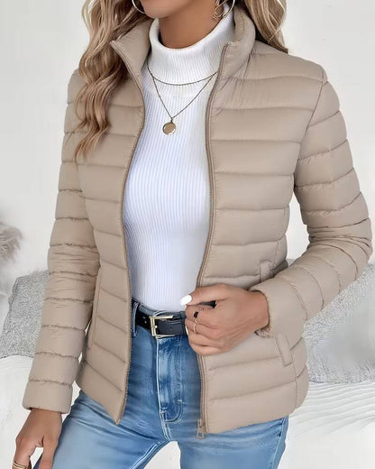 Grace | Women's Cropped Lightweight Quilted Puffer Jacket
