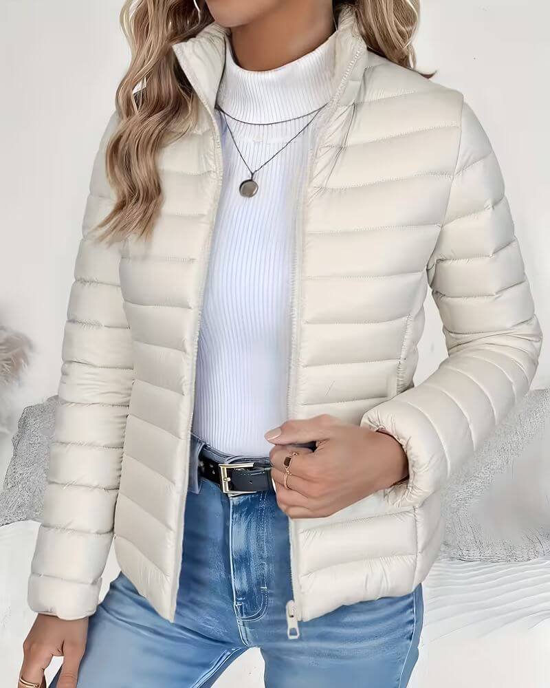 Grace | Women's Cropped Lightweight Quilted Puffer Jacket