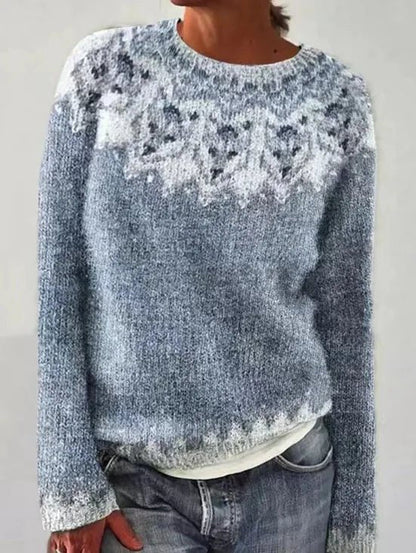 Aria | Women's Retro Striped Relaxed Fit Knit Jumper
